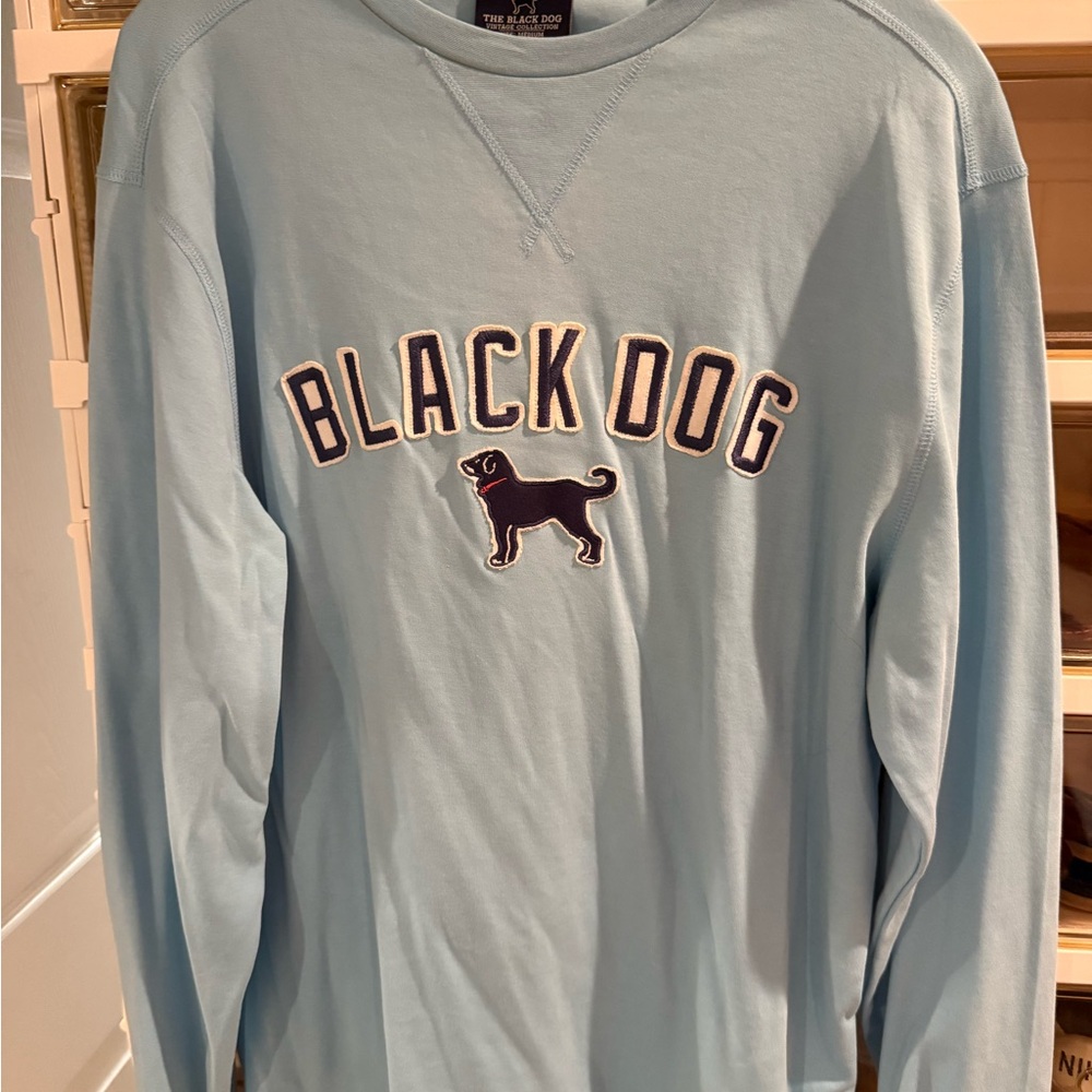 Black Dog Blue Sweatshirt size medium